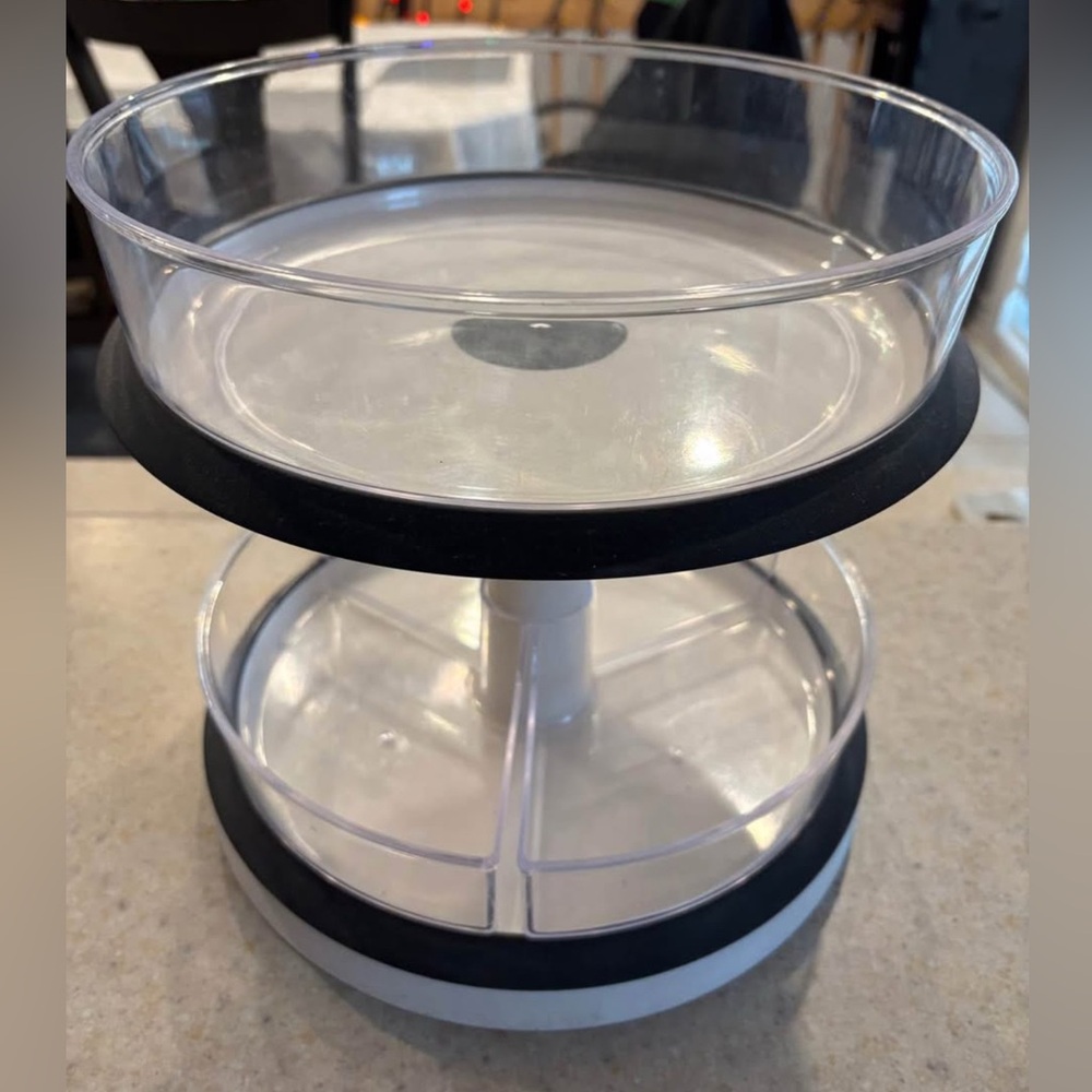 2-tier lazy Susan